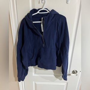 Lululemon Crop Scuba Hoodie - half zip